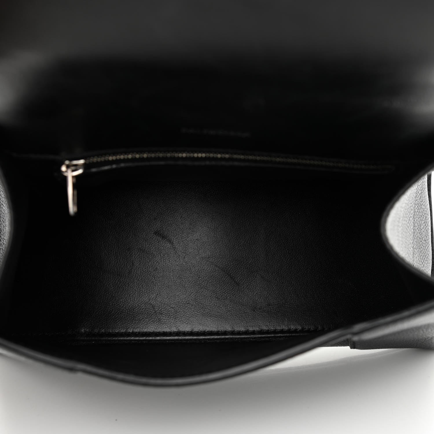 Balenciaga Grained Calfskin Small Hourglass Top Handle Bag Black 5 of 8