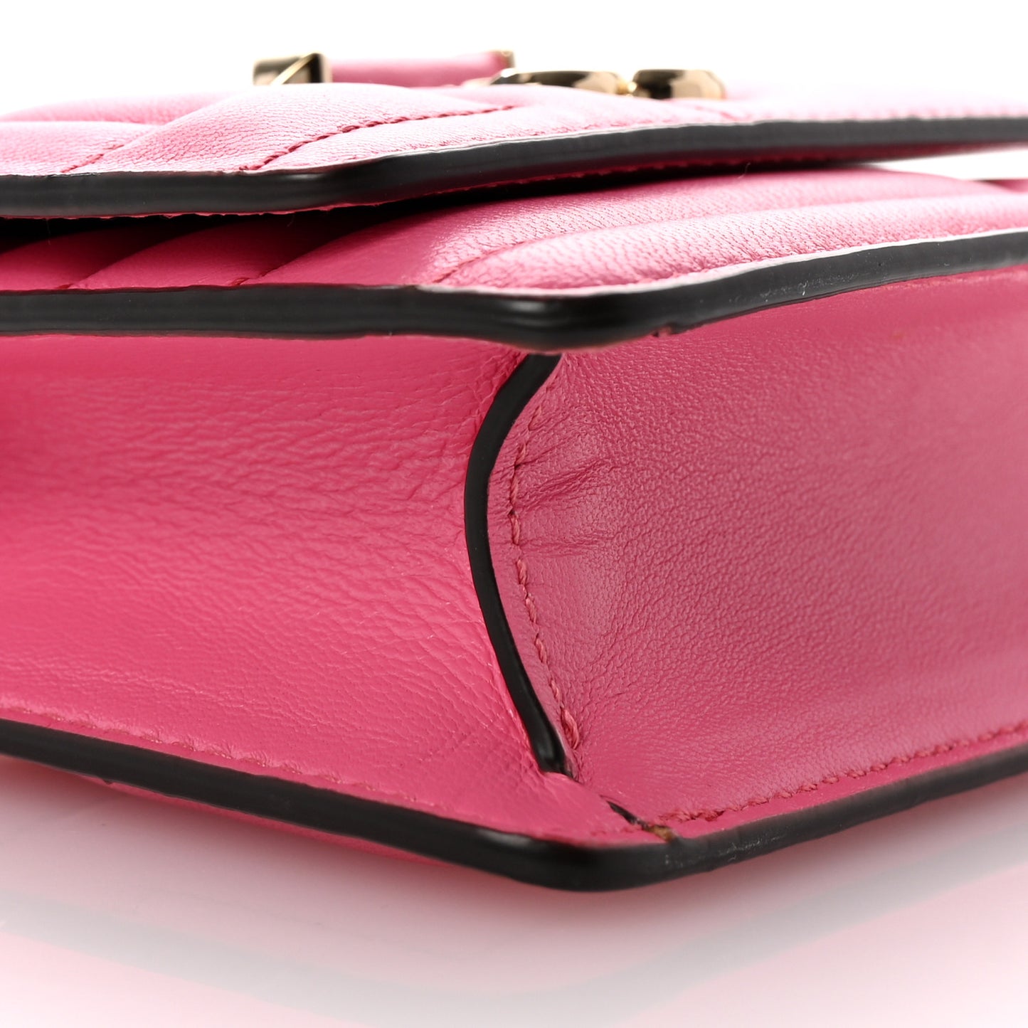 Nappa Quilted Varenne Micro Avenue Quad Candy Pink