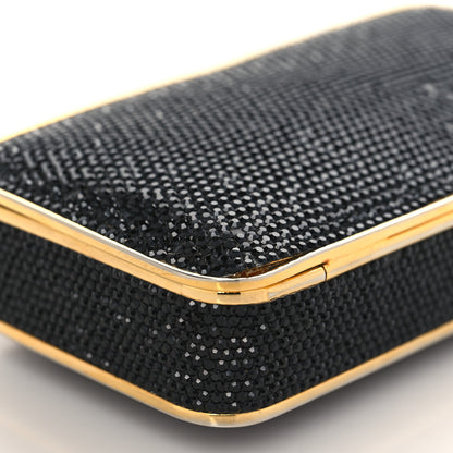 Judith Leiber Swarovski Crystal Minaudiere Clutch Black 7 of 12