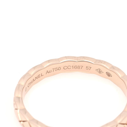 Chanel 18K Beige Gold Mini Coco Crush Ring 57 8 4 of 4