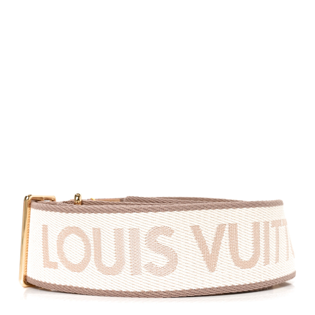Louis Vuitton Jacquard Shoulder Strap Beige 2 of 3