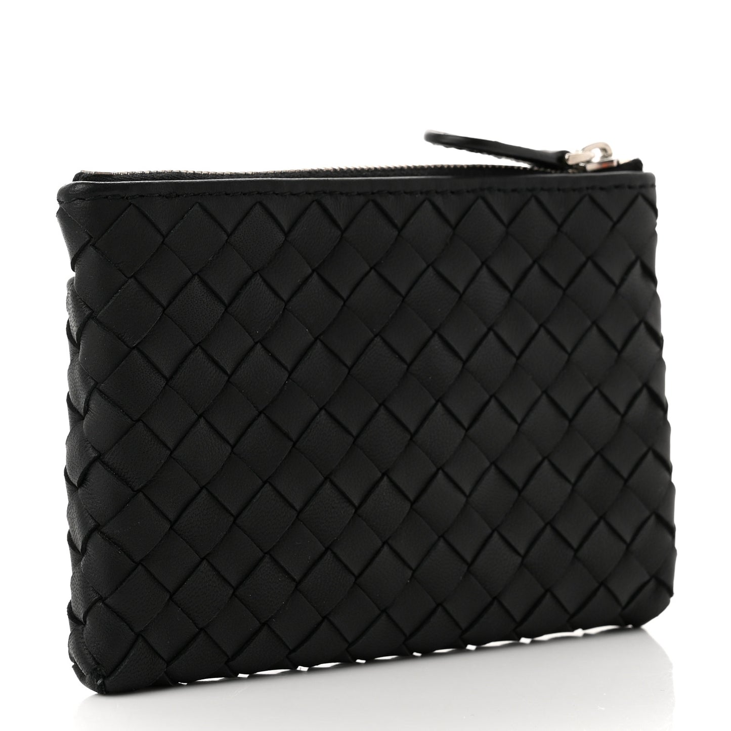 Nappa Intrecciato Key Holder Black