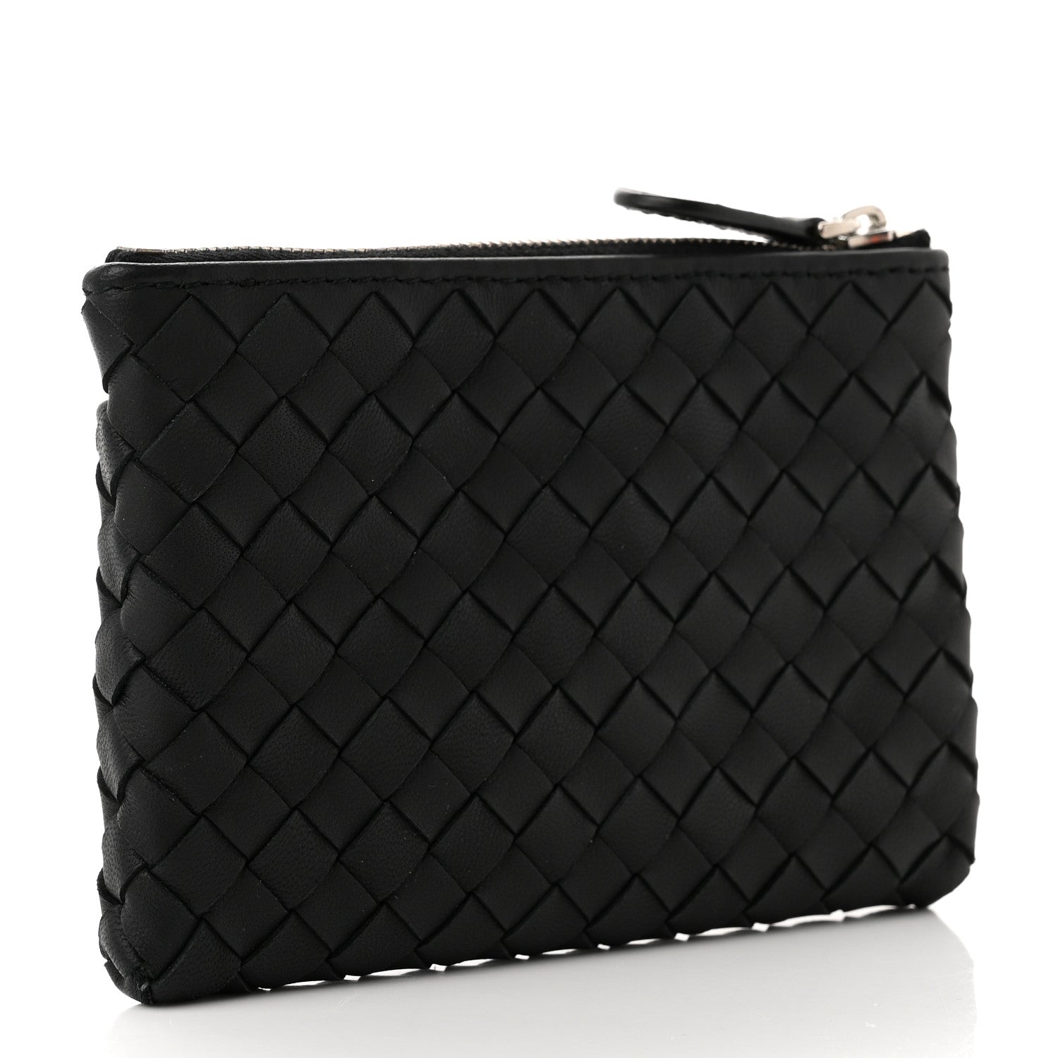 Bottega Veneta Nappa Intrecciato Key Holder Black 3 of 7