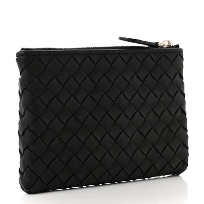 Bottega Veneta Nappa Intrecciato Key Holder Black 3 of 7