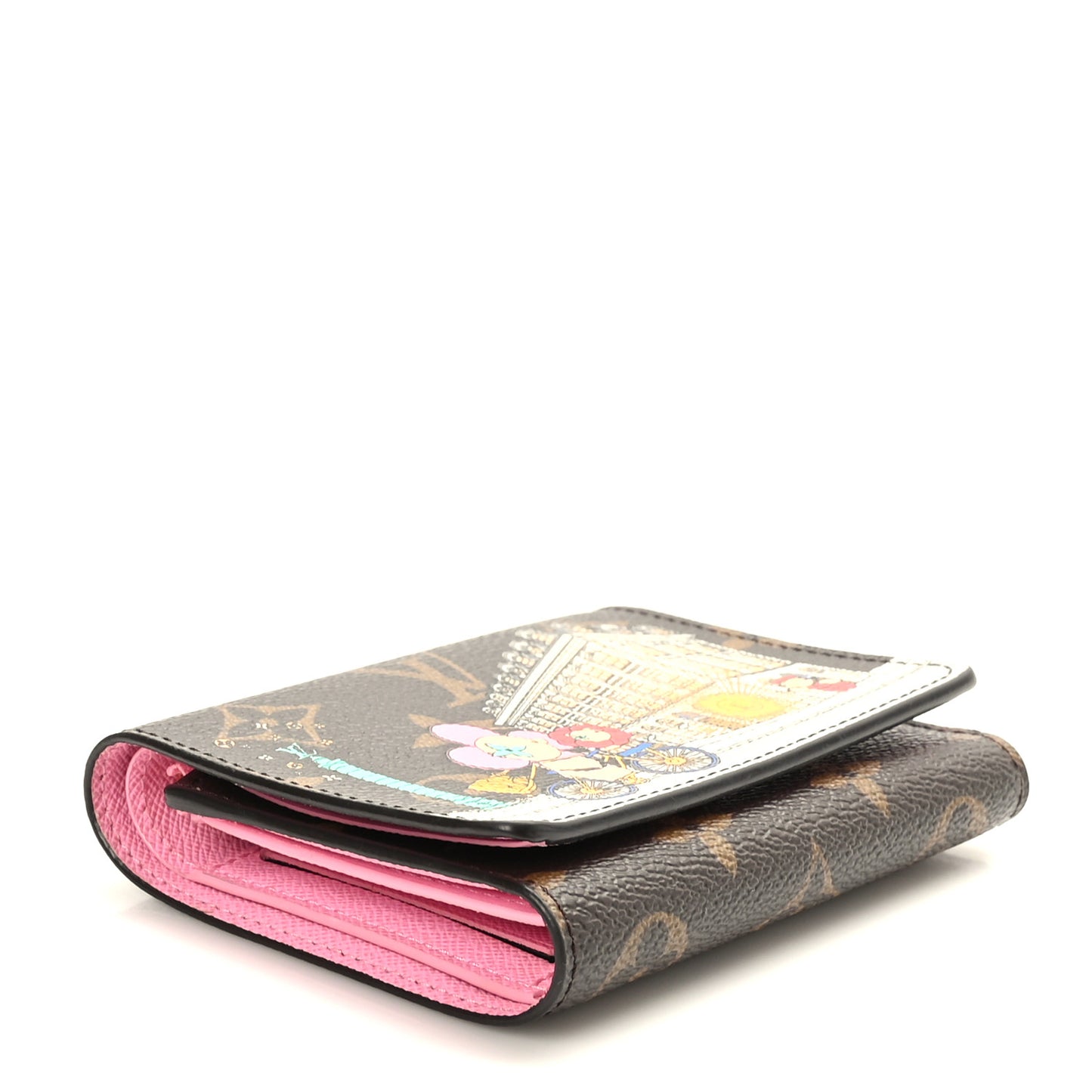 Monogram 2022 Christmas Animation Paris Victorine Wallet Pink