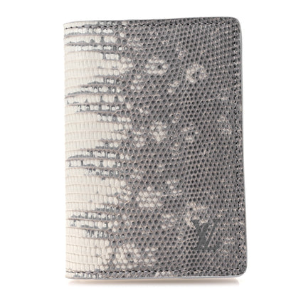 Louis Vuitton Lizard Pocket Organizer Argento 1 of 6
