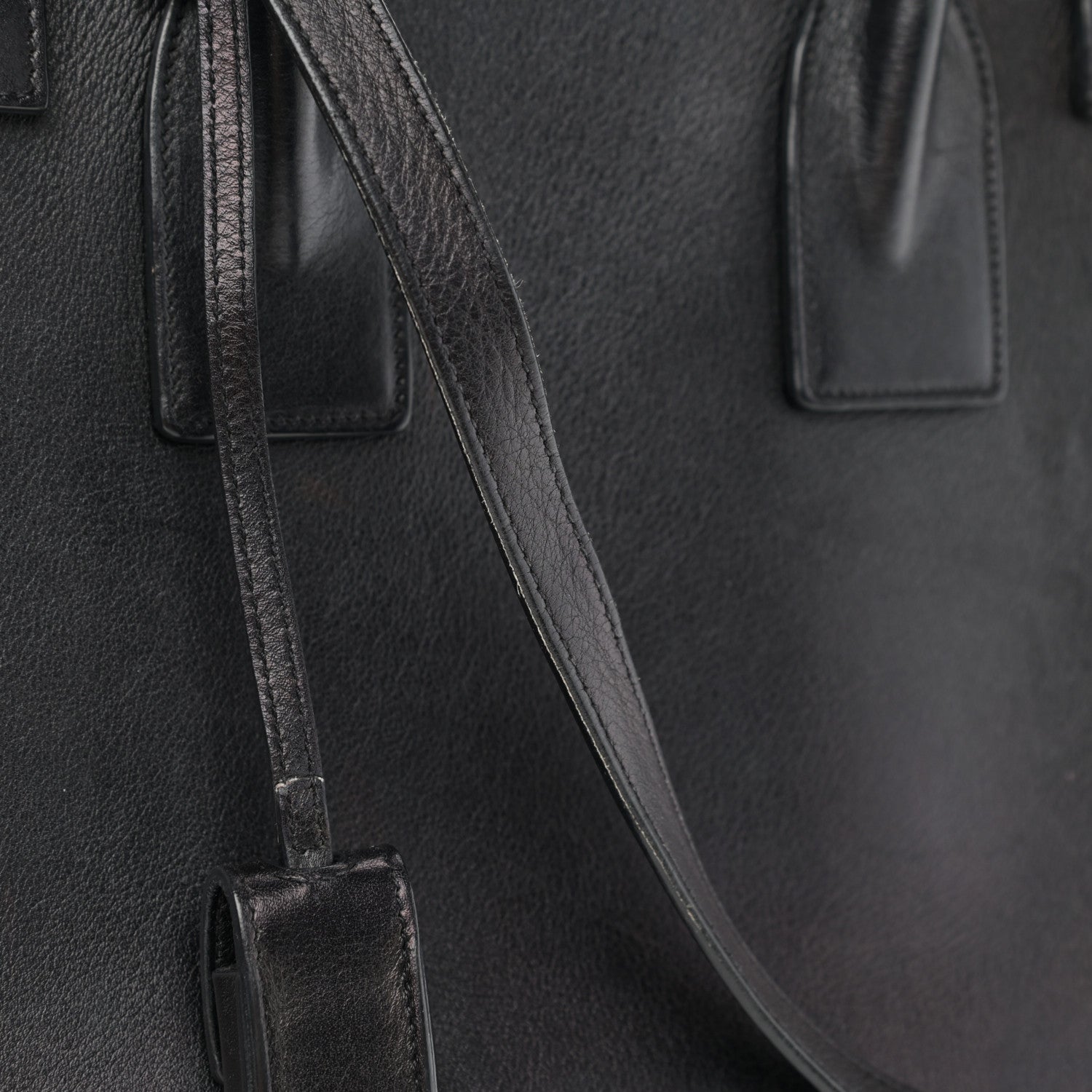 Saint Laurent Calfskin Small Sac De Jour Black 19 of 22