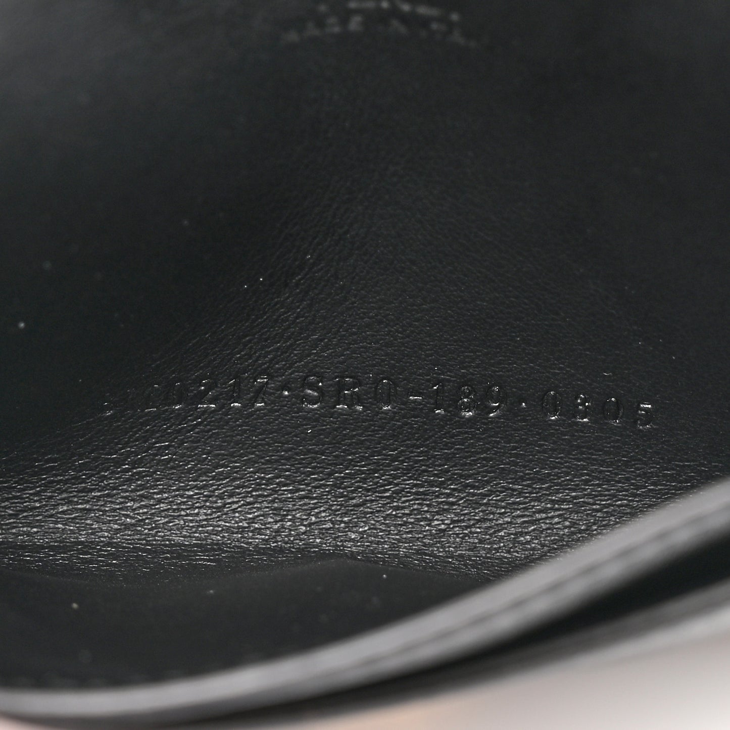 Vitello Liberty Studded Fold Over Card Holder Black