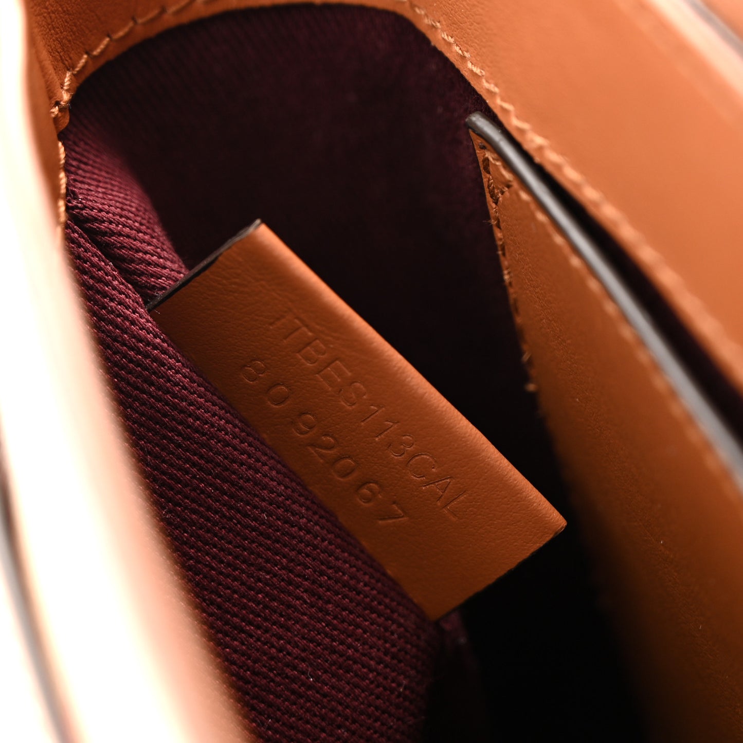 Coated Canvas Calfskin Vintage Check Medium Note Crossbody Bag Briar Brown