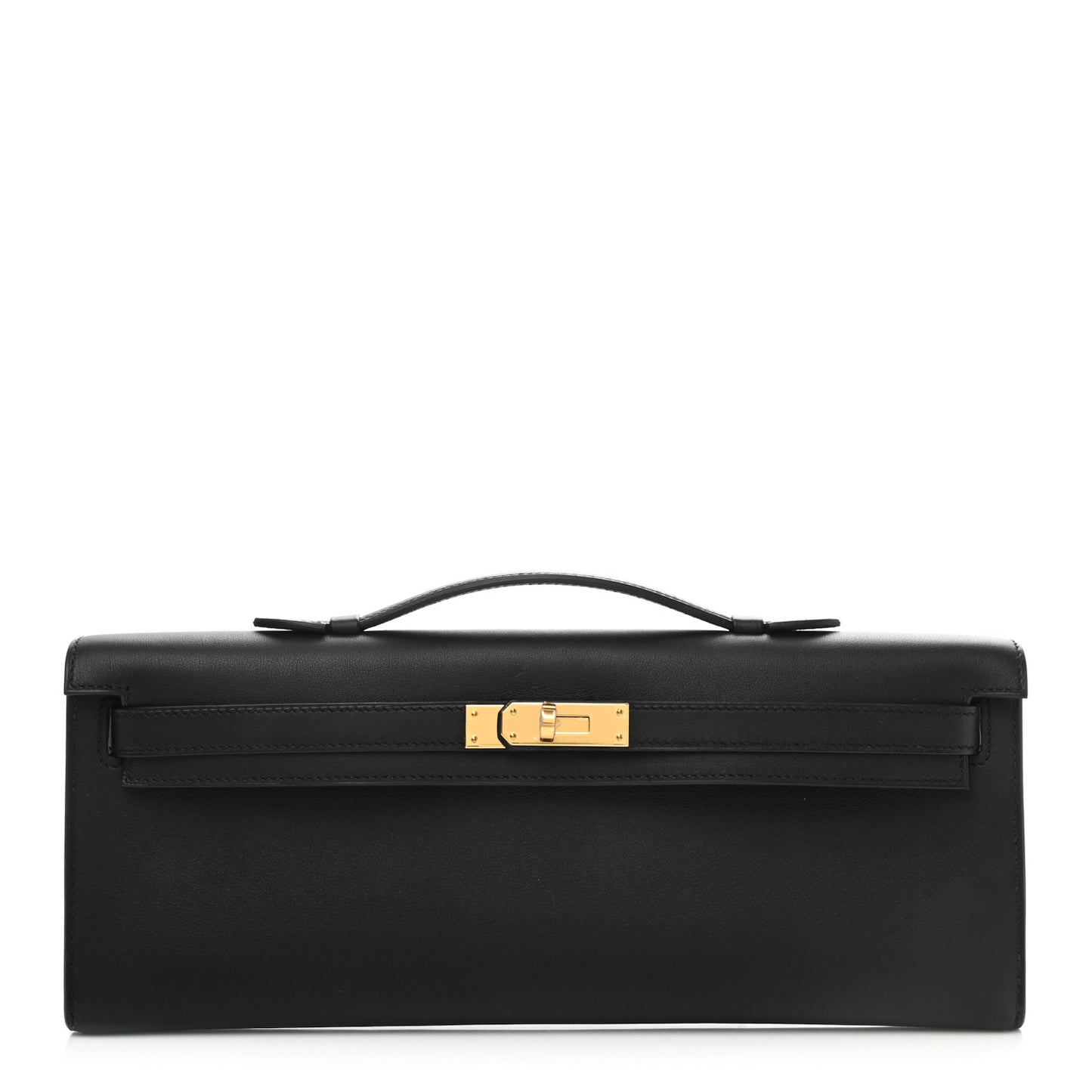 Swift Kelly Cut Clutch Pochette Black