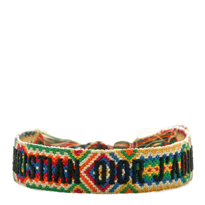 Christian Dior Woven Cotton J'Adior Friendship Bracelet Set Blue Multicolor 1 of 5