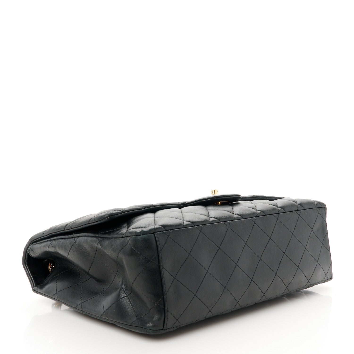 Chanel Lambskin Quilted Maxi Double Flap Black 4 of 11