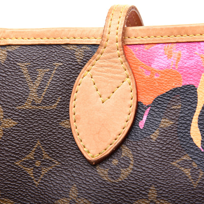 Louis Vuitton Monogram Roses Neverfull MM 20 of 22