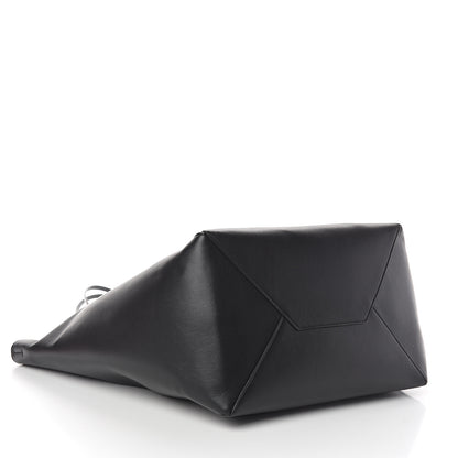 Celine Calfskin Large Clasp Cabas Black 3 of 8