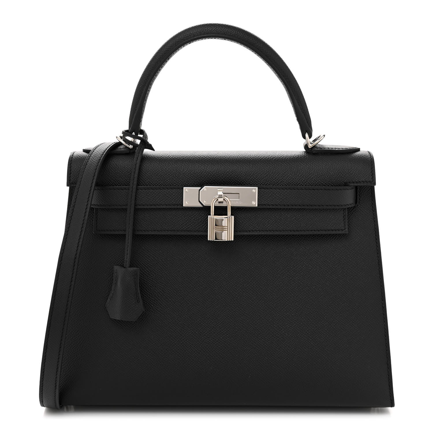 Hermes Epsom Kelly Sellier 28 Black 1 of 11