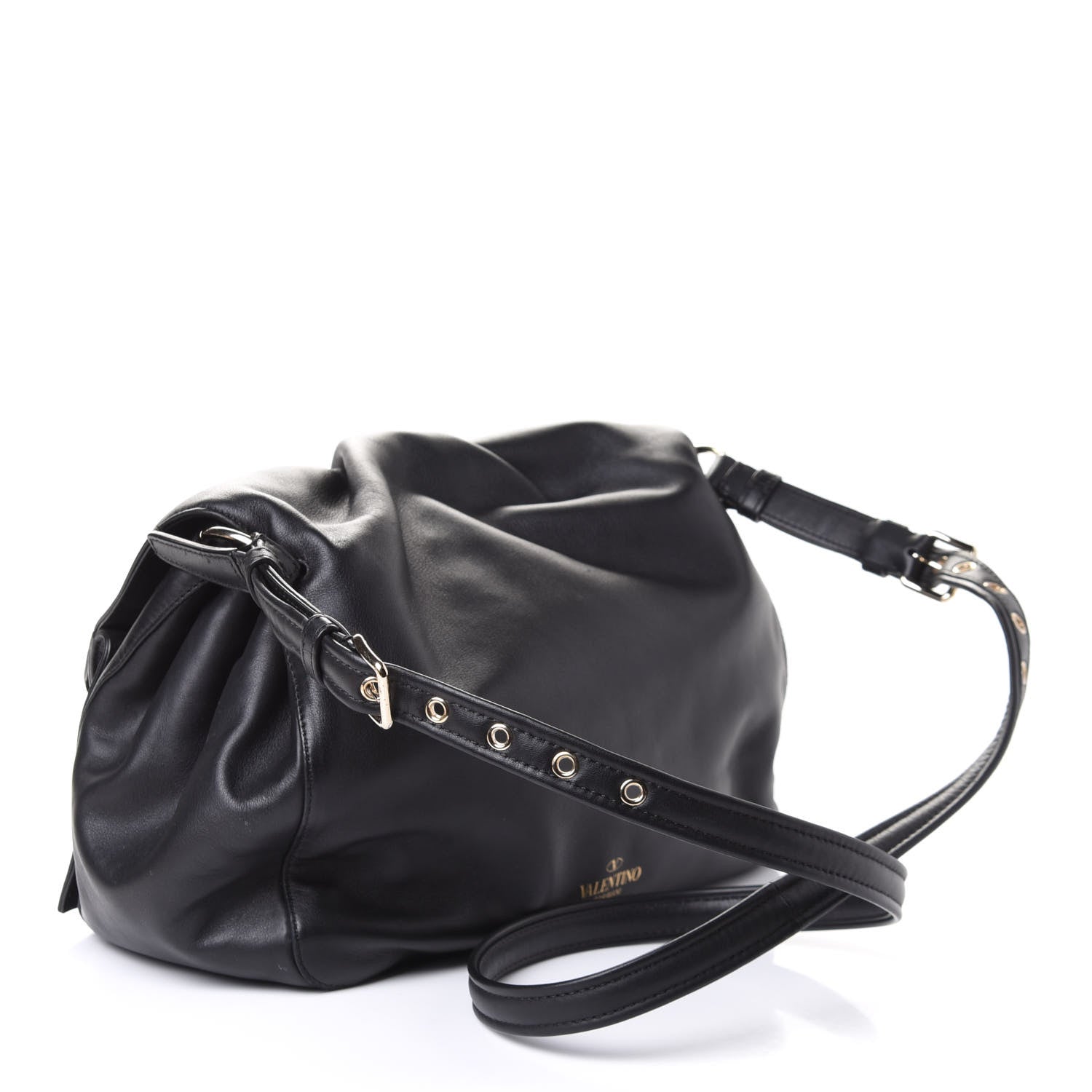 Valentino Garavani Smooth Calfskin Mini Bloomy Crossbody Bag Black 2 of 4