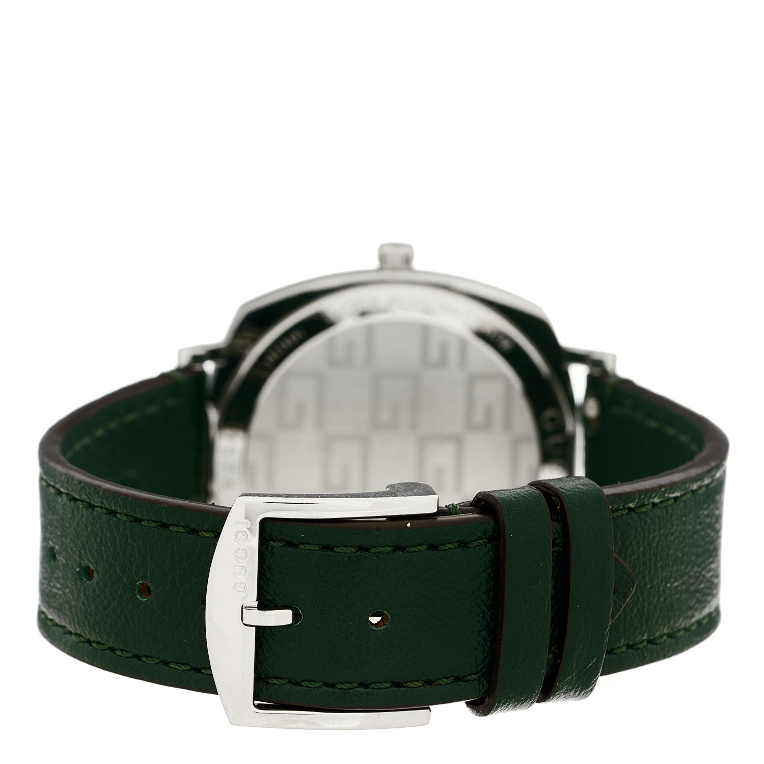 Gucci Stainless Steel Calfskin 35mm Grip Quartz Watch Green 3 of 5