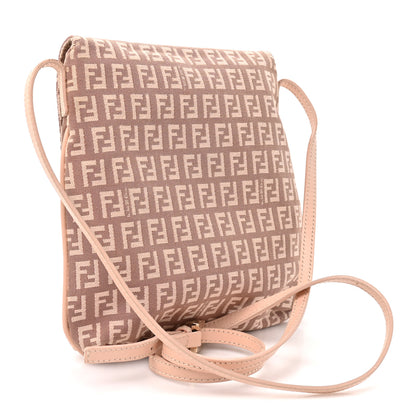 Fendi Zucchino Vitello Tube Messenger Bag Cipria Teint Cipria 3 of 12