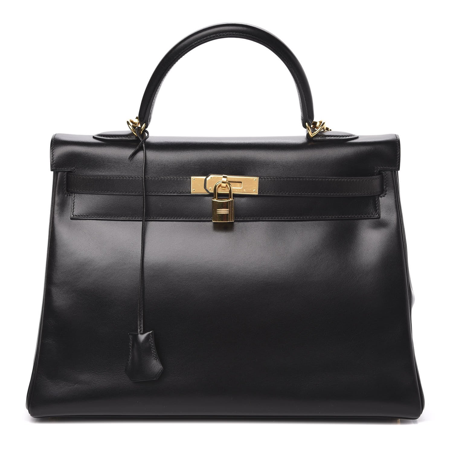 Hermes Box Kelly Retourne 35 Black 1 of 11
