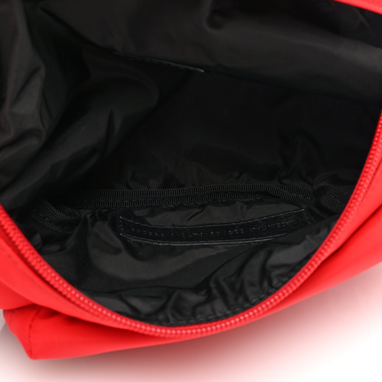 Sport Nylon Logo Embroidered Wheel Beltpack Bright Red White