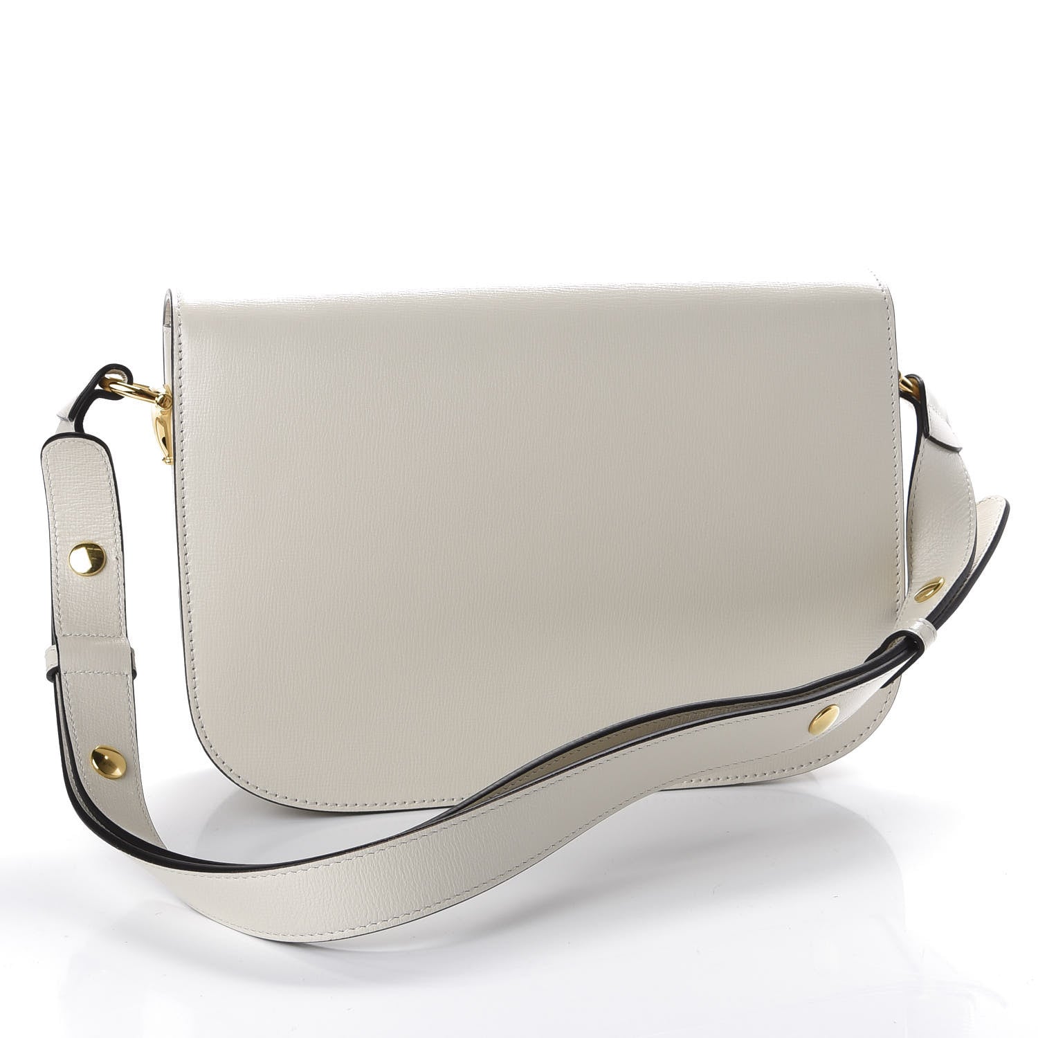Gucci Azalea Calfskin Horsebit 1955 Shoulder Bag Mystic White 2 of 11