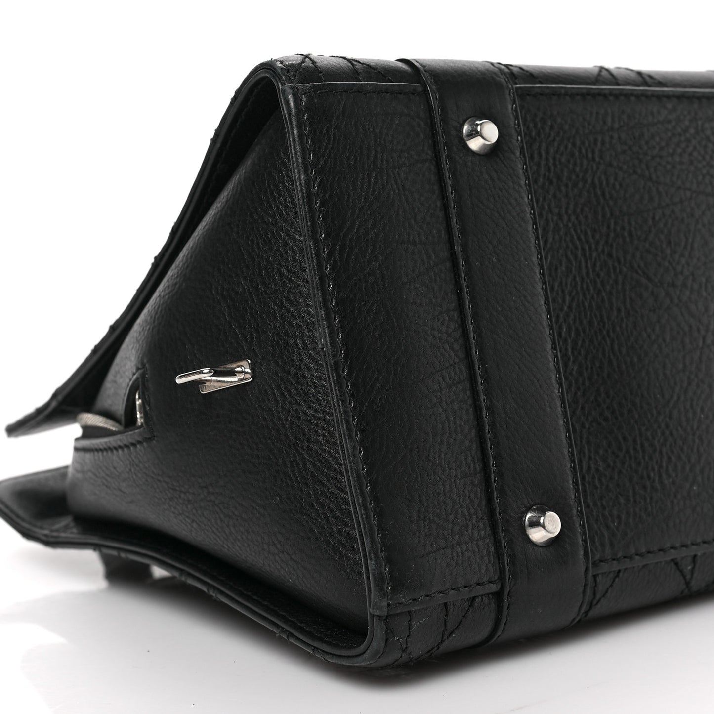 Calfskin Cannage Tote Black