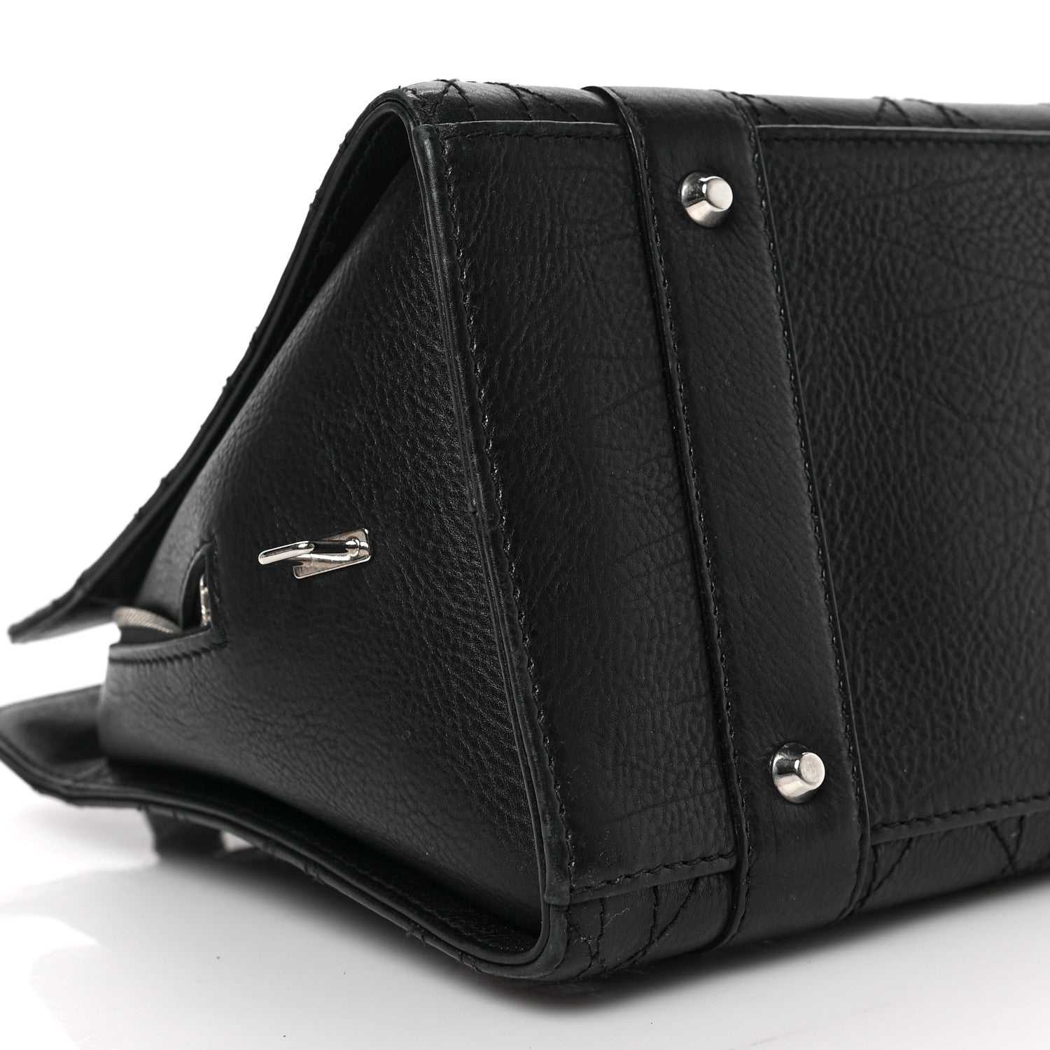 Christian Dior Calfskin Cannage Tote Black 7 of 8