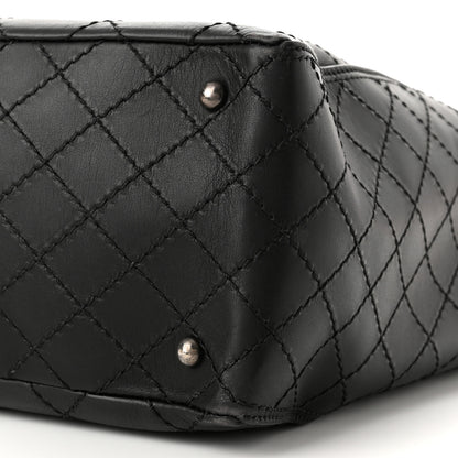 Chanel Calfskin CC Pocket Tote Black 10 of 11
