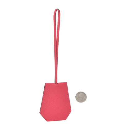 Hermes Epsom Clochette Cles Charm Rose Extreme 2 of 5