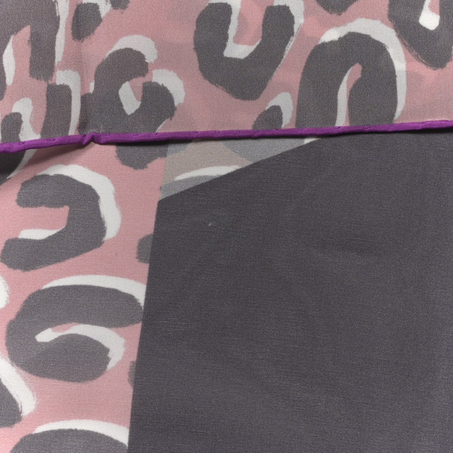 Louis Vuitton Silk Leopard V Giant Square Stole Scarf Rose 4 of 4