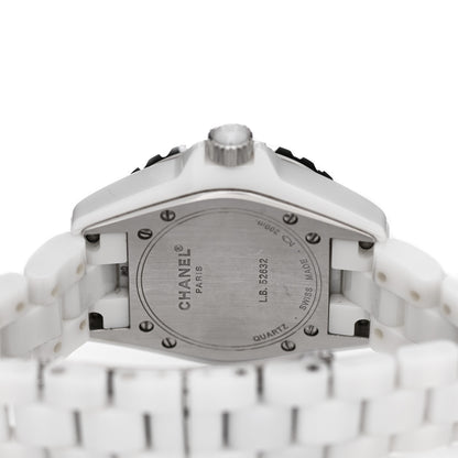 Chanel Stainless Steel Ceramic 33mm J12 Quartz Watch White 4 of 4
