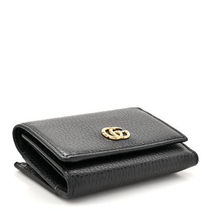 Gucci Dollar Calfskin GG Marmont Wallet Black 4 of 11