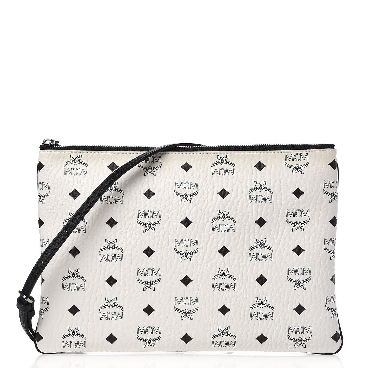 Visetos Large Crossbody Black White