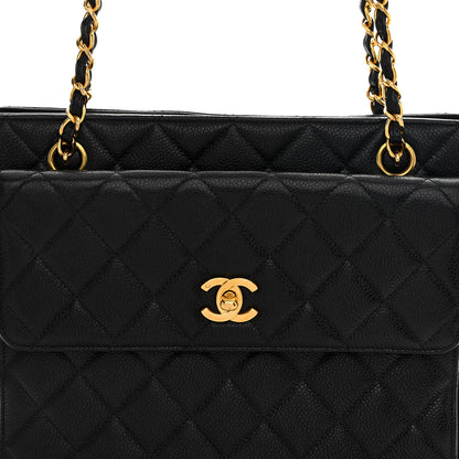 Chanel Caviar Quilted Flap Shoulder Bag Black 9 of 11