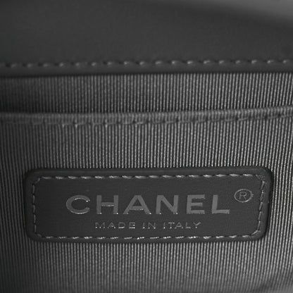 Chanel Calfskin Chevron Quilted Small Boy Flap Grey 6 of 11