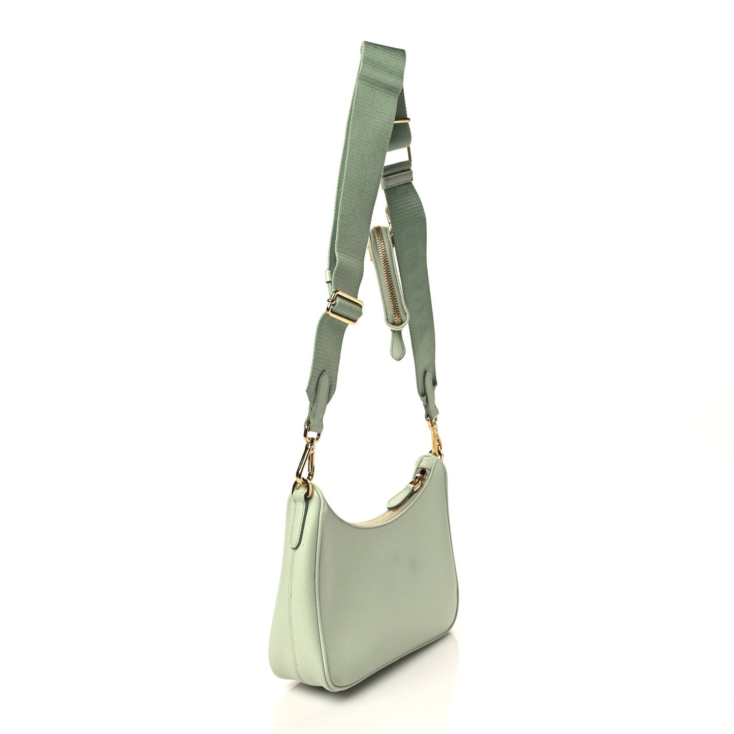 Saffiano Lux Re-Edition 2005 Shoulder Bag Acqua