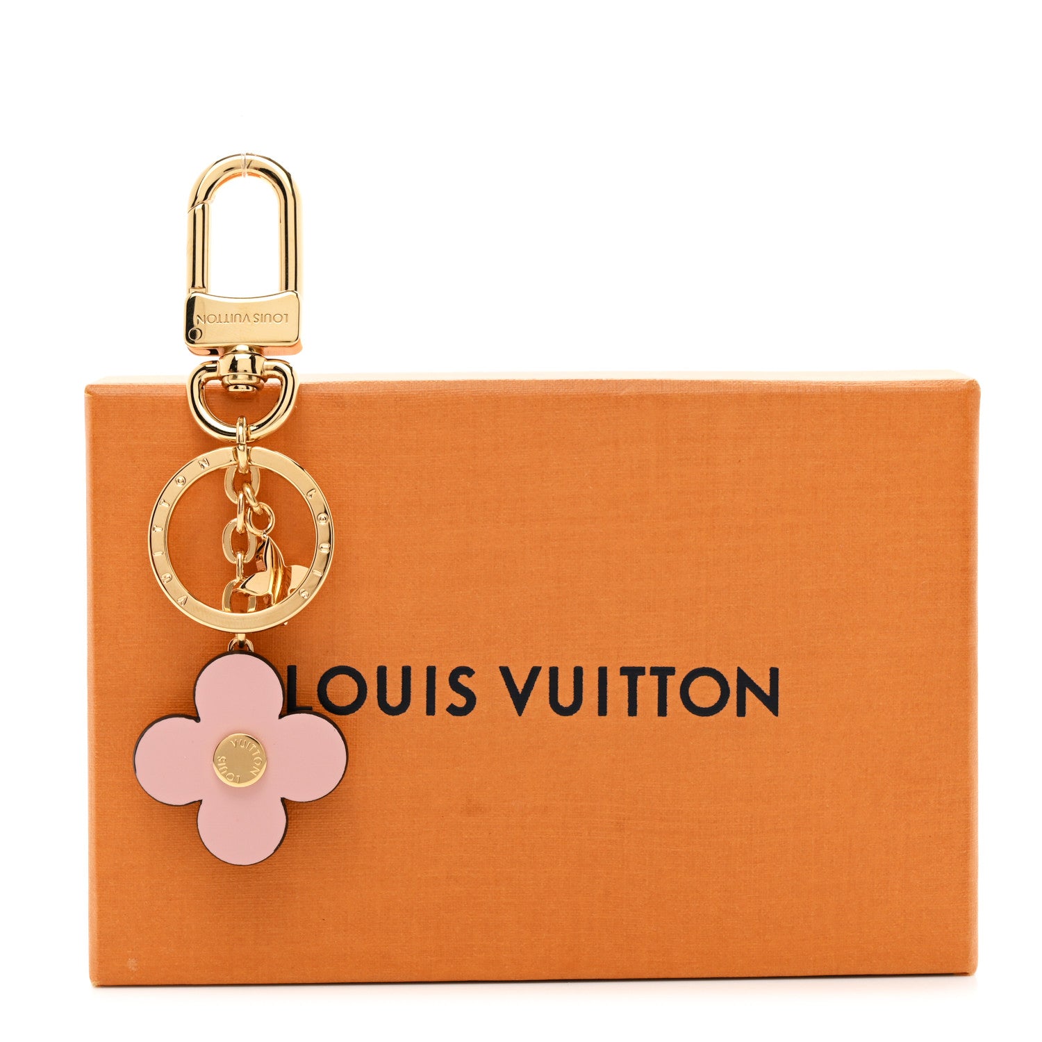 Louis Vuitton Monogram Blooming Flowers BB Bag Charm Key Holder Pink 6 of 6