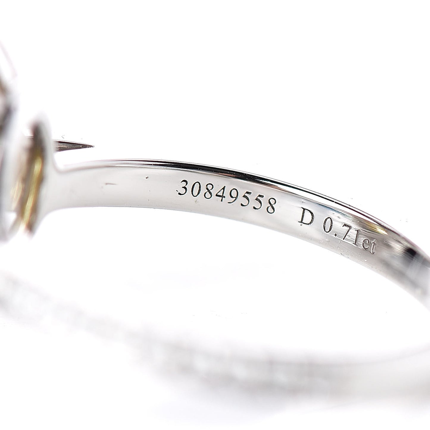 Platinum 18K Yellow Gold Fancy Yellow Diamond Enchant Oval Engagement Ring 45 3.25