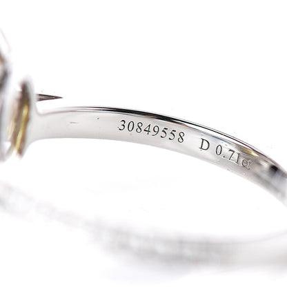 Tiffany Platinum 18K Yellow Gold Fancy Yellow Diamond Enchant Oval Engagement Ring 45 3.25 5 of 6