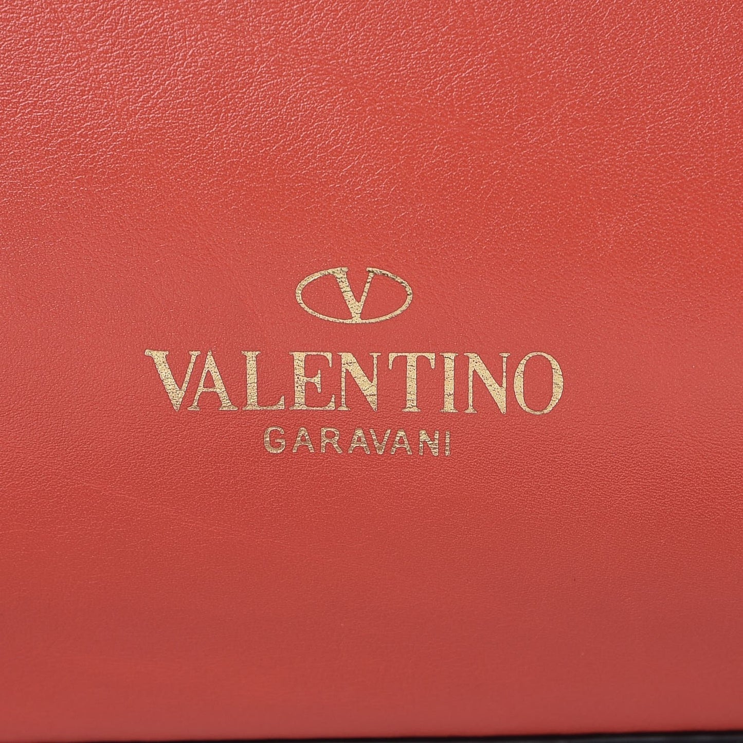 Vitello Rockstud Dome Satchel Deep Coral