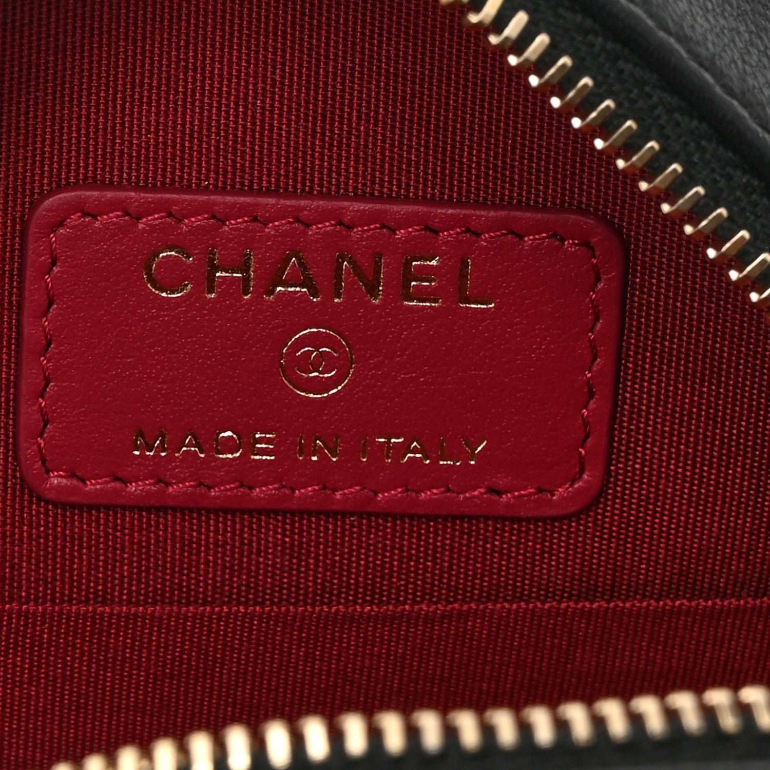 Chanel Shiny Goatskin Quilted Chanel 19 Round Clutch With Chain Black 6 of 10