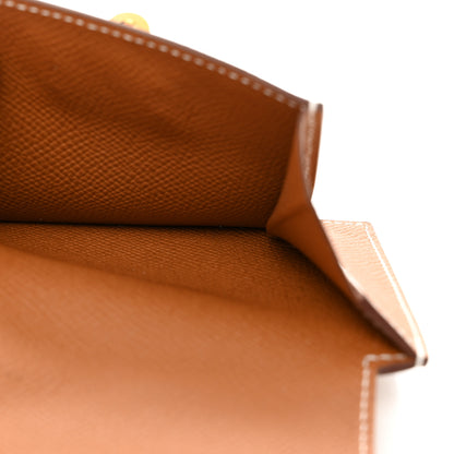 Hermes Epsom Kelly Pocket Compact Wallet Gold 5 of 8