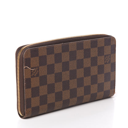 Louis Vuitton Damier Ebene Zippy Organizer Wallet 2 of 7