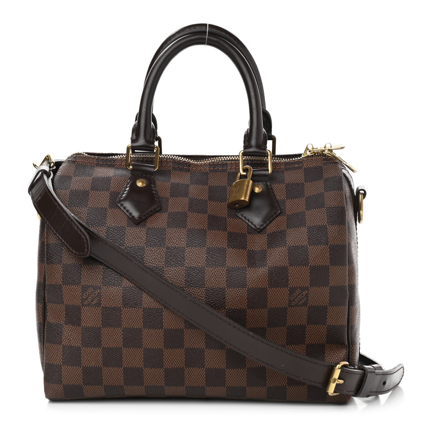 Louis Vuitton Damier Ebene Speedy Bandouliere 25 1 of 19