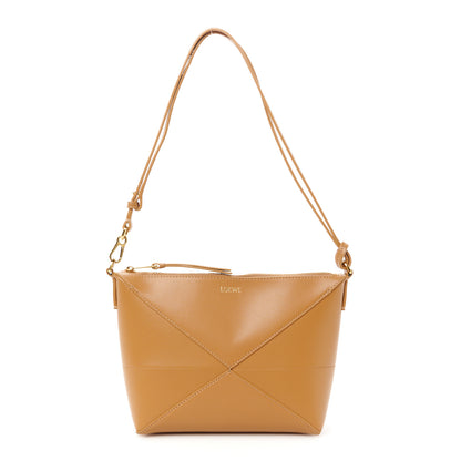 Loewe Shiny Calfskin Puzzle Fold Pouch Warm Desert 1 of 10