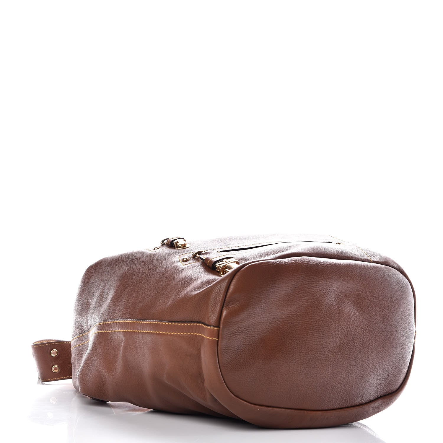 Marc Jacobs Calfskin Eggshell Hobo Cognac 4 of 9