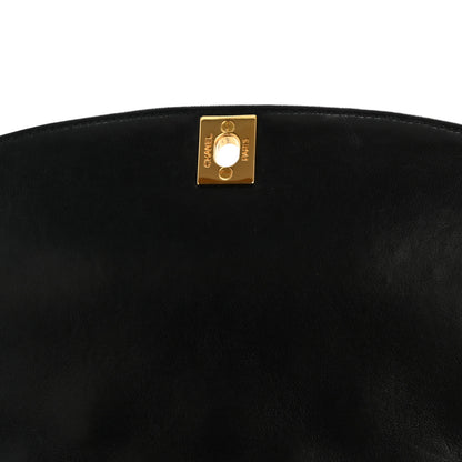 Chanel Lambskin Quilted Medium Single Flap Black 12 of 14