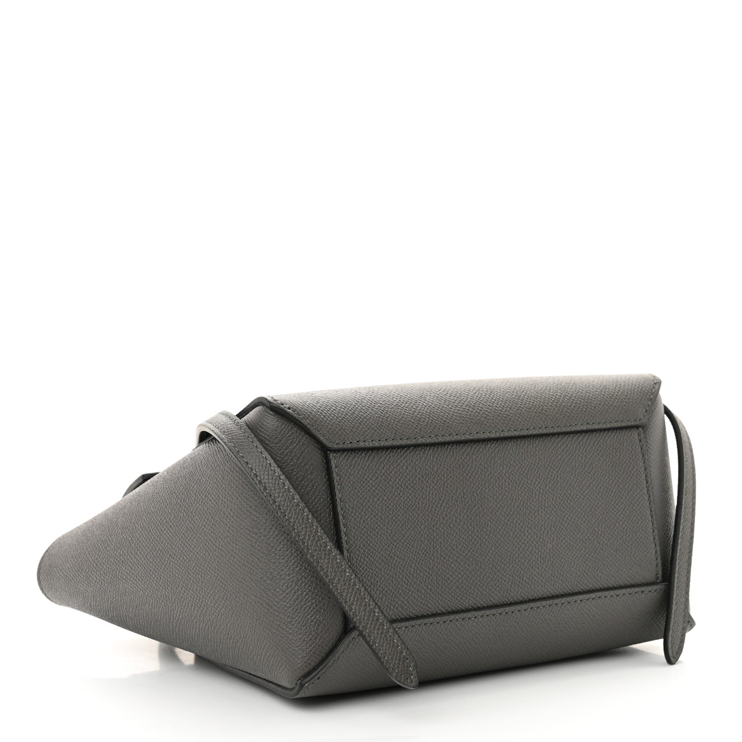 Celine Grained Calfskin Nano Belt Bag Grey 4 of 10