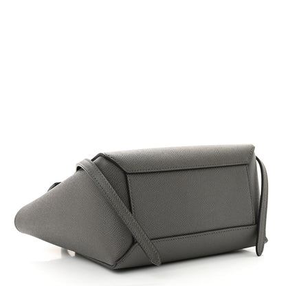 Celine Grained Calfskin Nano Belt Bag Grey 4 of 10