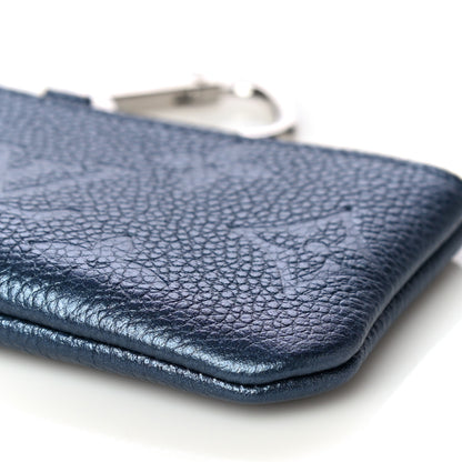 Louis Vuitton Metallic Empreinte Monogram Giant Key Pouch Navy Nacre 9 of 12